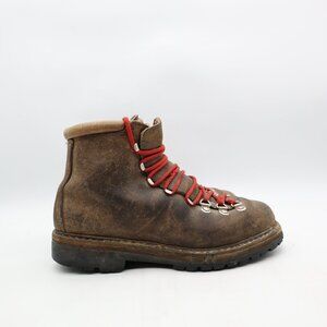 Vintage Scarpa Fabiano Brown Leather  Men’s Size 9 Mountaineering Hiking Boots